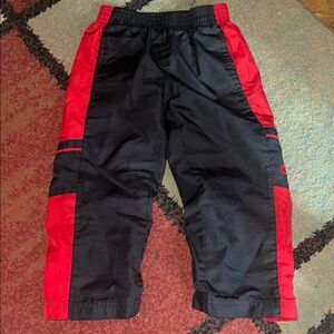 Nike Kids Black and Red Joggers